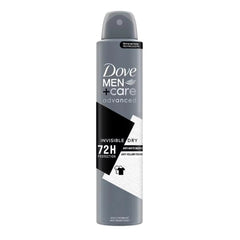 Dove Men Advanced Invisible Dry 72h Spray Anti - Amarillos Anti - Transpirante 200ml Spray - InfinityMarket -