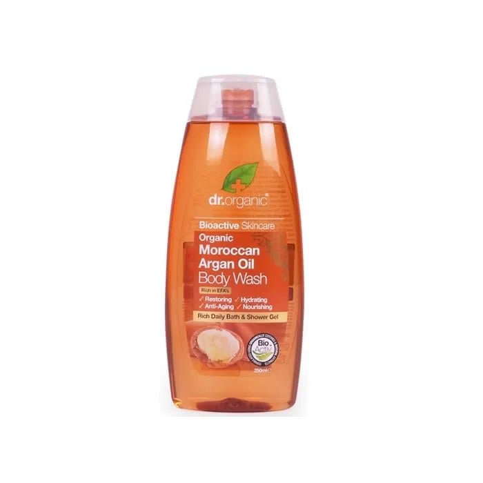 Dr Organic Moroccan Argan Oil Bath And Shower Gel 250ml - InfinityMarket -