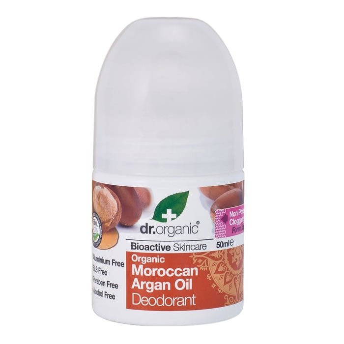 Dr Organic Moroccan Argan Oil Deodorant Roll On 50ml - InfinityMarket -