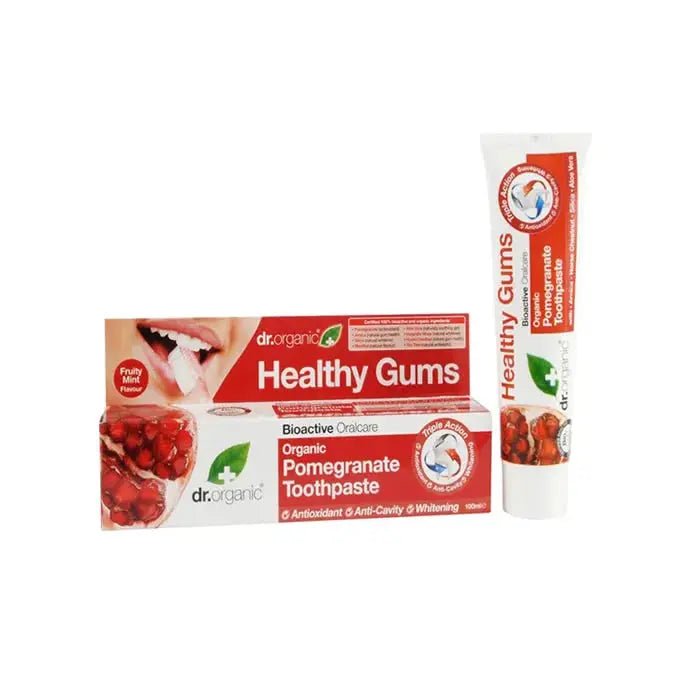 Dr Organic Pomegranate Toothpaste 100ml - InfinityMarket -