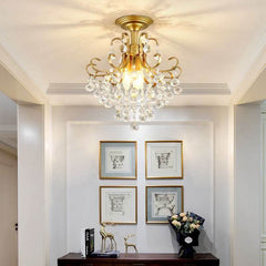 European Light Luxury Small American Restaurant Crystal Chandelier - InfinityMarket - Chandelier - Corridor Lights - Crystal
