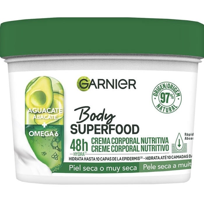 Garnier Body Superfood Nourishing Avocado Body Cream 380ml - InfinityMarket -
