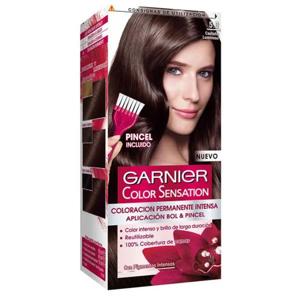 Garnier Color Sensation 5 Castaño Luminoso - InfinityMarket -