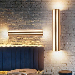 Golden cylinder wall lamp in aluminum for interiors - InfinityMarket - Ceiling Light - Corridor Lights - Decoration
