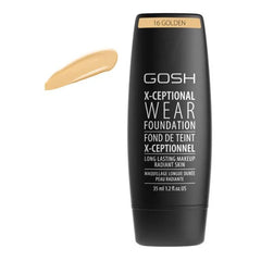 Gosh X-Ceptional Wear Foundation Long Lasting Makeup 16 Golden 35ml InfinityMarket