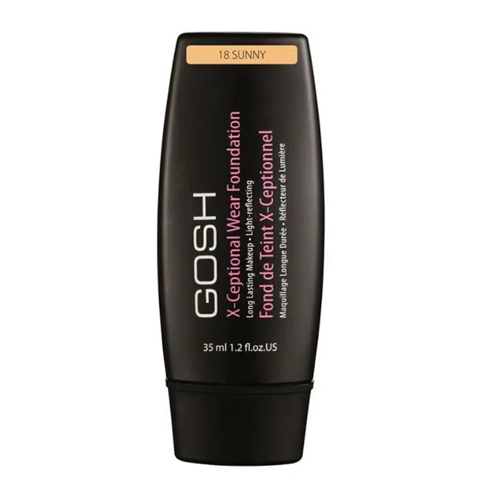 Gosh X-Ceptional Wear Foundation Long Lasting Makeup 18 Sunny 35ml InfinityMarket