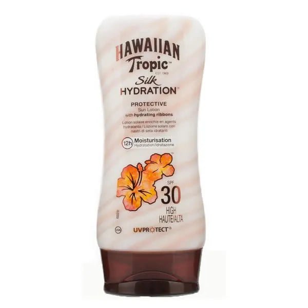 Hawaiian Tropic Silk Hydration Protective Sun Lotion Spf30 High 180ml - InfinityMarket -