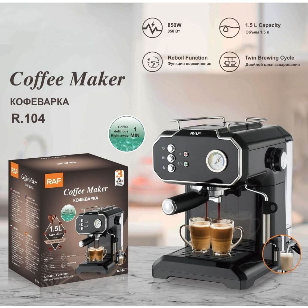 Household Small Semi - automatic High Pressure Steam Milk Froth Coffe... - InfinityMarket - Cofee - Coffee - Coffee bar