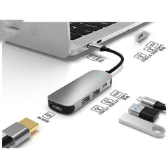 Hub Multi - function Hub HDMI Docking Station Notebook Converter - InfinityMarket - Charger - Computer - Laptop