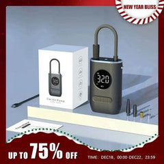 InfinityMarket Pompa d'aria Wireless Maneggevole con Display Digitale - InfinityMarket - Air pump - balls - electric bicycle tires