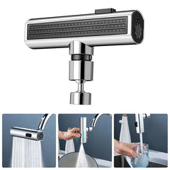 Kitchen Faucet Waterfall Nozzle - Splash Proof, Rotating Bubbler Ex... - InfinityMarket - Comfortable - Faucet - Hydraulics