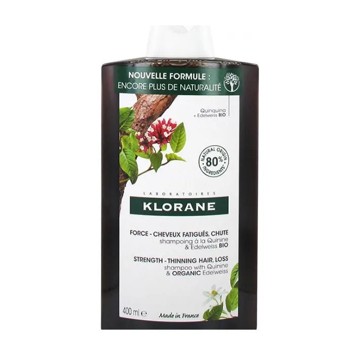 Klorane Fortifying Shampoo With Quinine And Edelweiss Bio 400ml - InfinityMarket -