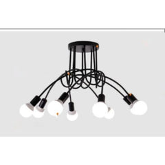 Lampada a Sospensione Moderna in Metallo a 5 Luci per Soggiorno - InfinityMarket - Chandelier - Home - home decoration