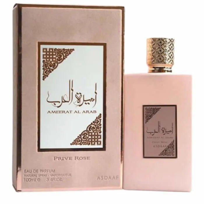 LATTAFA AMEERAL AL ARAB PRIVE ROSE EAU DE PARFUM SPRAY 100ML - InfinityMarket -