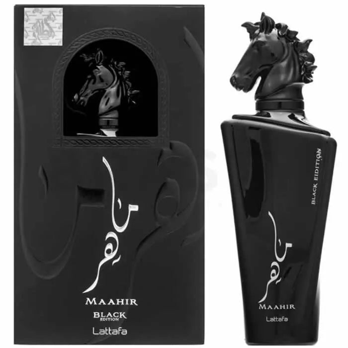 LATTAFA MAAHIR BLACK EDP SPRAY 100ML - InfinityMarket -