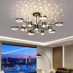 Luxury Chandelier Nordic Star Lamp Combination Whole Home Package - InfinityMarket - Bedroom - Ceiling - Ceiling Lamp