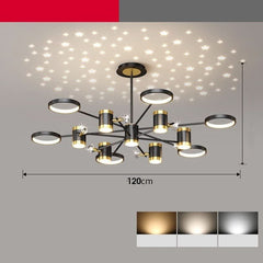 Luxury Chandelier Nordic Star Lamp Combination Whole Home Package - InfinityMarket - Bedroom - Ceiling - Ceiling Lamp