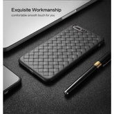 Luxury fabric grid smartphone case - InfinityMarket - Cover - Covers - Protection