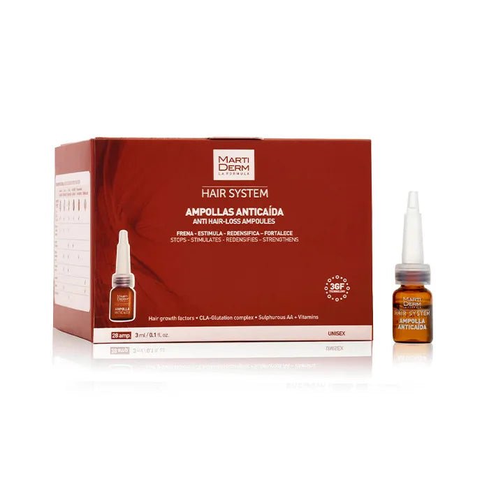 Martiderm Hair System Anti - Hair Lose 28 Ampoules - InfinityMarket -
