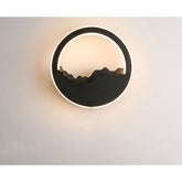 Modern LED Circle Wall Lamp Living Room Hallway Metal Decorative Light - InfinityMarket - Decoration - Decorations - Decorative