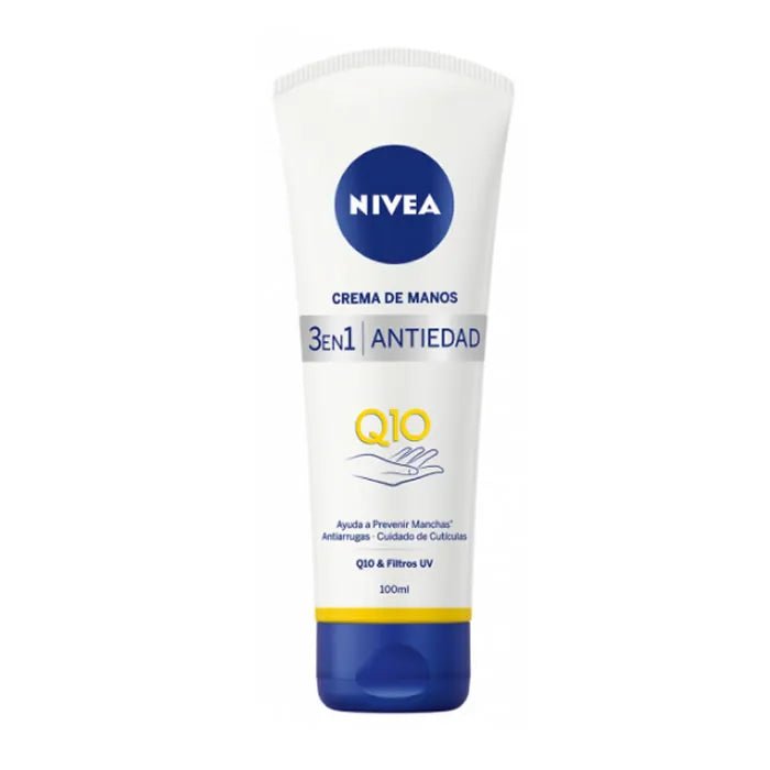 Nivea 3 In 1 Q10 Anti - Age Care Hand Cream 100ml - InfinityMarket -