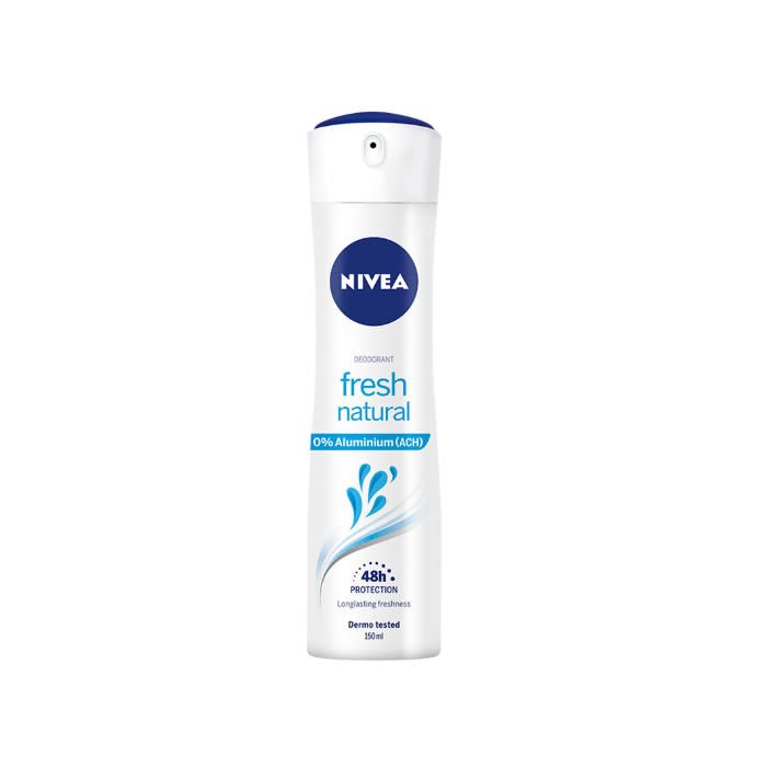 Nivea Fresh Natural 0% Aluminuim Deodorant Spray 150ml - InfinityMarket -