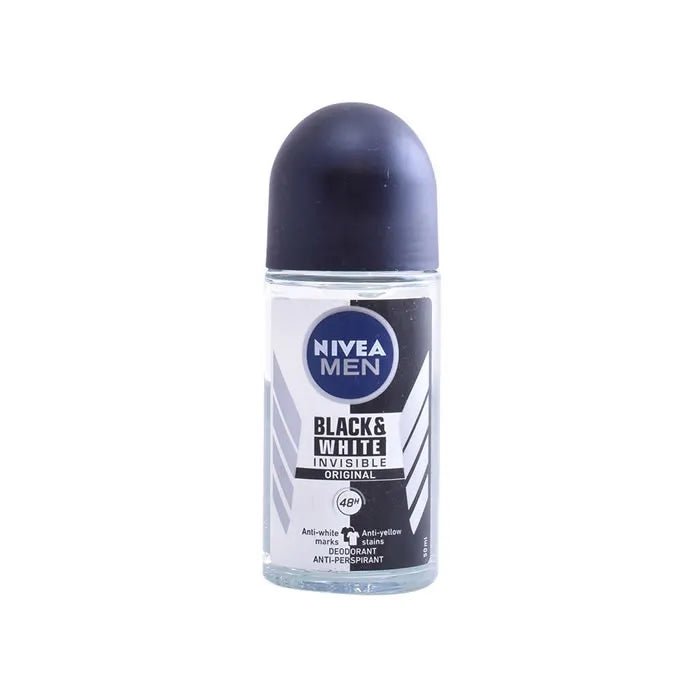 Nivea Men Black And White Ivisible Original Deodorant Roll-On 50ml Other InfinityMarket