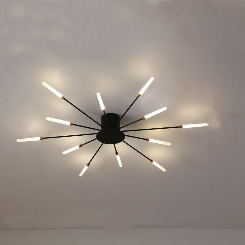 Nordic Minimalist Modern Atmosphere Living Room Fireworks Led Ceili... - InfinityMarket - Chandelier - Corridor Lights - Illuminazione