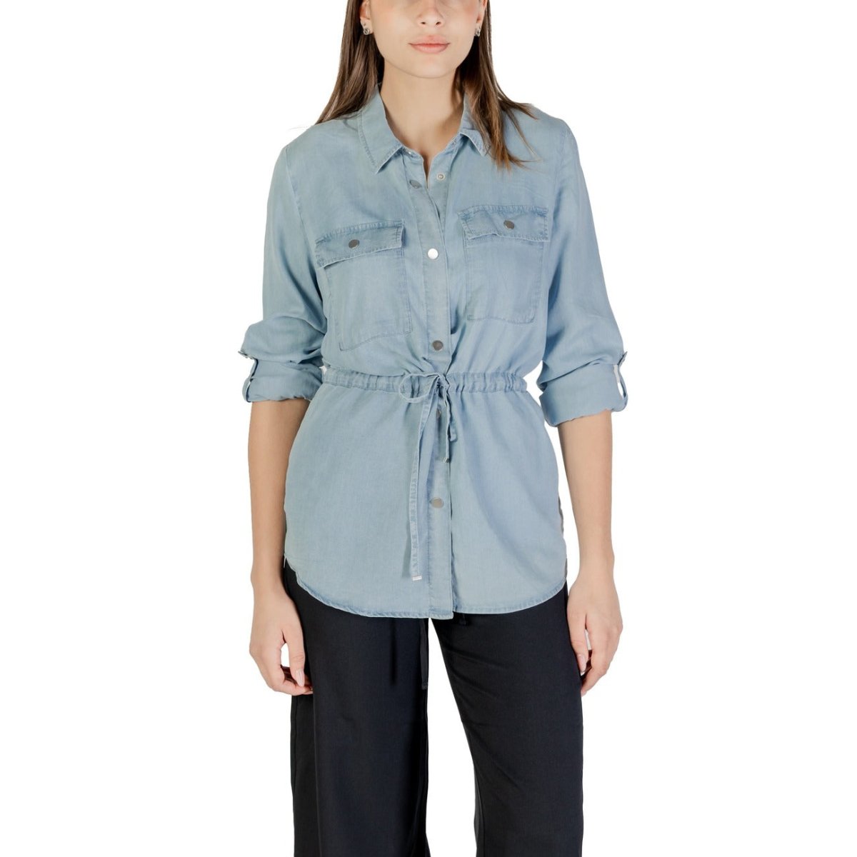 Only Blouse Donna - InfinityMarket - Brand_Only - Category_Abbigliamento - Color_Azzurro
