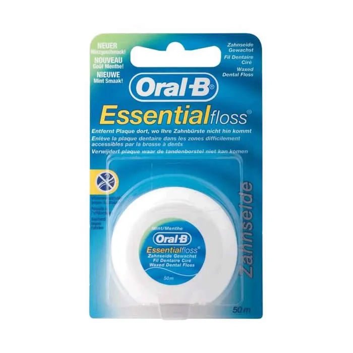 Oral - B Essential Floss Waxed Mint 50m - InfinityMarket -