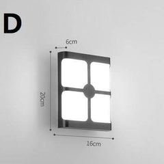 Outdoor Wall Light Waterproof Outdoor Wall Lighting - InfinityMarket - External - Garden - Home