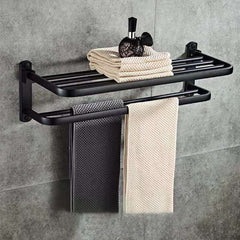 Perforated Space Aluminum Bathroom Folding Shelf Bathroom - InfinityMarket - Alluminum - Bathroom - Bathroom set