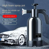 Pompa a Mano Schiuma 2 - Litri - Strumento Ideale per lavare l'auto - InfinityMarket - 2l Soap Dispenser Bottle - _wf_cus - Auto