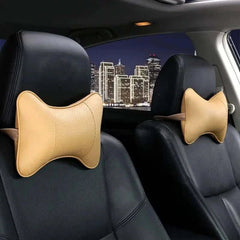 PU Leather Car Neck Pillow for Head Pain Relief - InfinityMarket - Car - Comfort - Comfortable