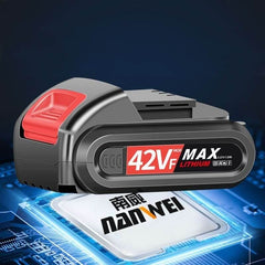 QILIN 48V Drill Driver - 25+1 Settings, 2 Speeds, Quick Charger & B... - InfinityMarket - Drill - Drill driver - Drilling