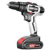 QILIN 48V Drill Driver - 25+1 Settings, 2 Speeds, Quick Charger & B... - InfinityMarket - Drill - Drill driver