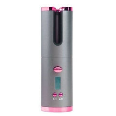 Rechargeable Automatic Hair Curler - Portable, LCD Display, Ceramic... - InfinityMarket - Beauty - capelliAutomatico