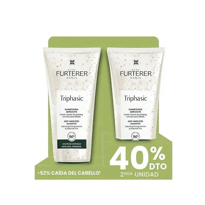 René Furterer Triphasic Anti - Hair Loss Shampoo 2x200ml - InfinityMarket -