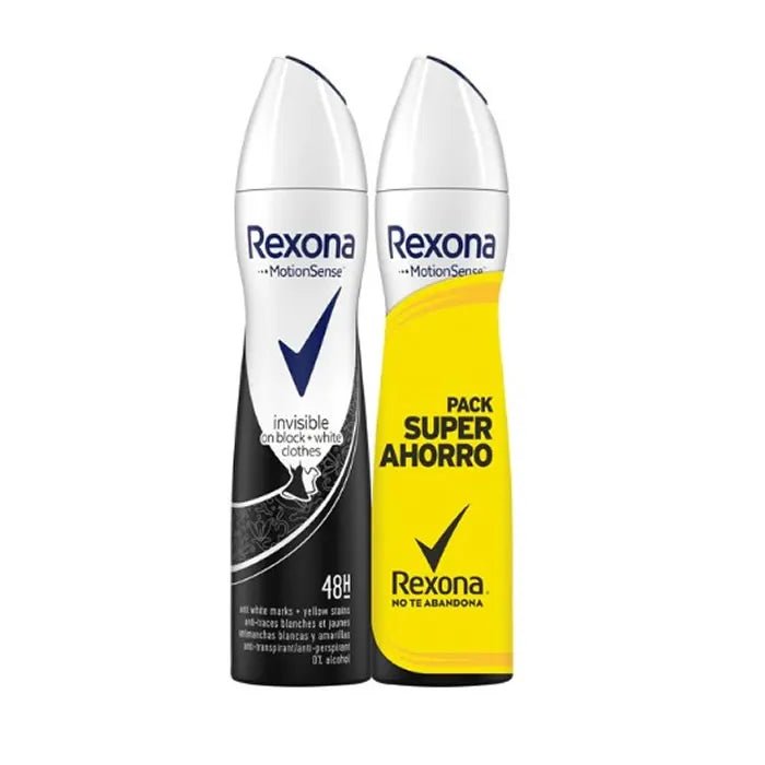 Rexona Deodorant Motion Sense Invisible On Black&White Clothes Spray 2x200ml InfinityMarket