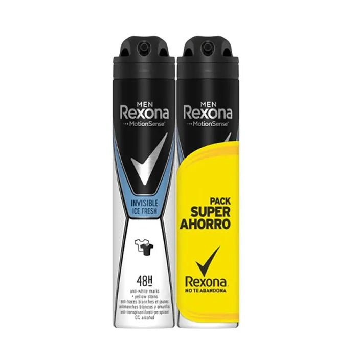 Rexona Men Motion Sense Invisible Ice Fresh Deodorant Spray 2x200ml InfinityMarket