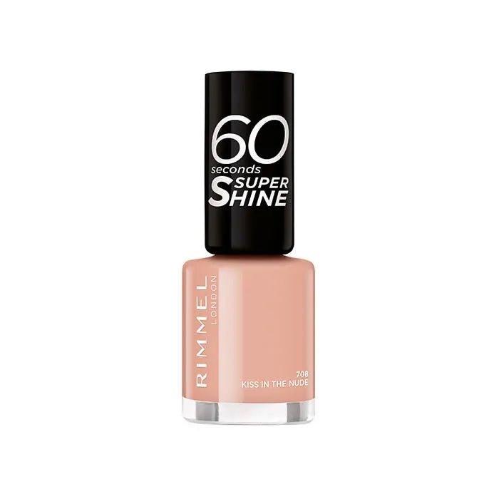 Rimmel 60 Seconds Super Shine 708 Kiss In The Nude - InfinityMarket -