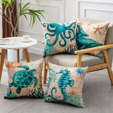 Sea Turtle Printed Cushion Covers for Sofa & Chair Decor - InfinityMarket - Pillows - Sofa - Sofa Cushion Covers