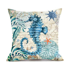 Sea Turtle Printed Cushion Covers for Sofa & Chair Decor - InfinityMarket - Pillows - Sofa - Sofa Cushion Covers
