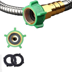 Stainless Steel Garden Hose With Brass Garden Hose Nozzle - InfinityMarket - Car washing - Garden - Garden irrigation