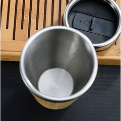 Tazza caffè Di bambù - InfinityMarket - Bamboo - Coffee cup - Stainless