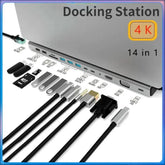 USB C Laptop Docking Station HUB - InfinityMarket - adapter - Connectivity - device