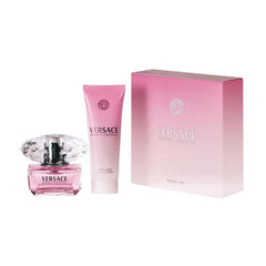 Versace Bright Crystal Eau De Toilette Spray 50ml Set 2 Pieces - InfinityMarket -