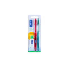 Vitis Duplo Soft Toothbrush + Paste 15ml - InfinityMarket -