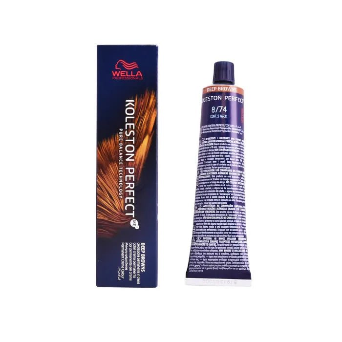 Wella Koleston Perfect Me+ 8/74 Deep Browns 60ml - InfinityMarket -