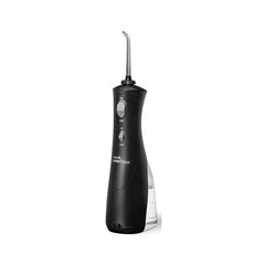 Idropulsore Waterpik Black Cordless Plus WP462E2, ideale per una pulizia dentale efficace e senza fili.